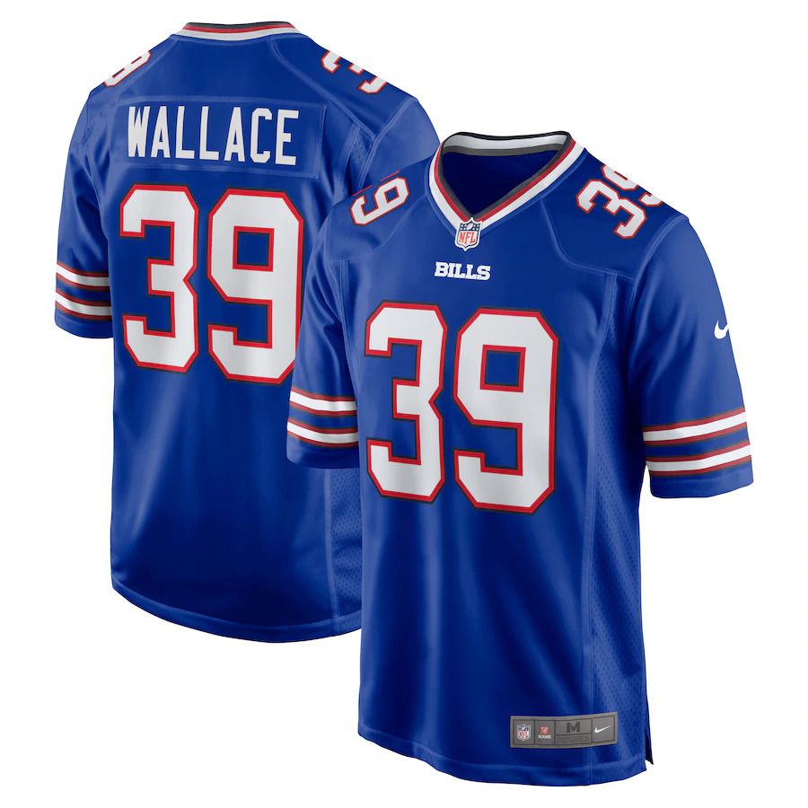 Men Buffalo Bills 39 Levi Wallace Nike Royal Game NFL Jersey